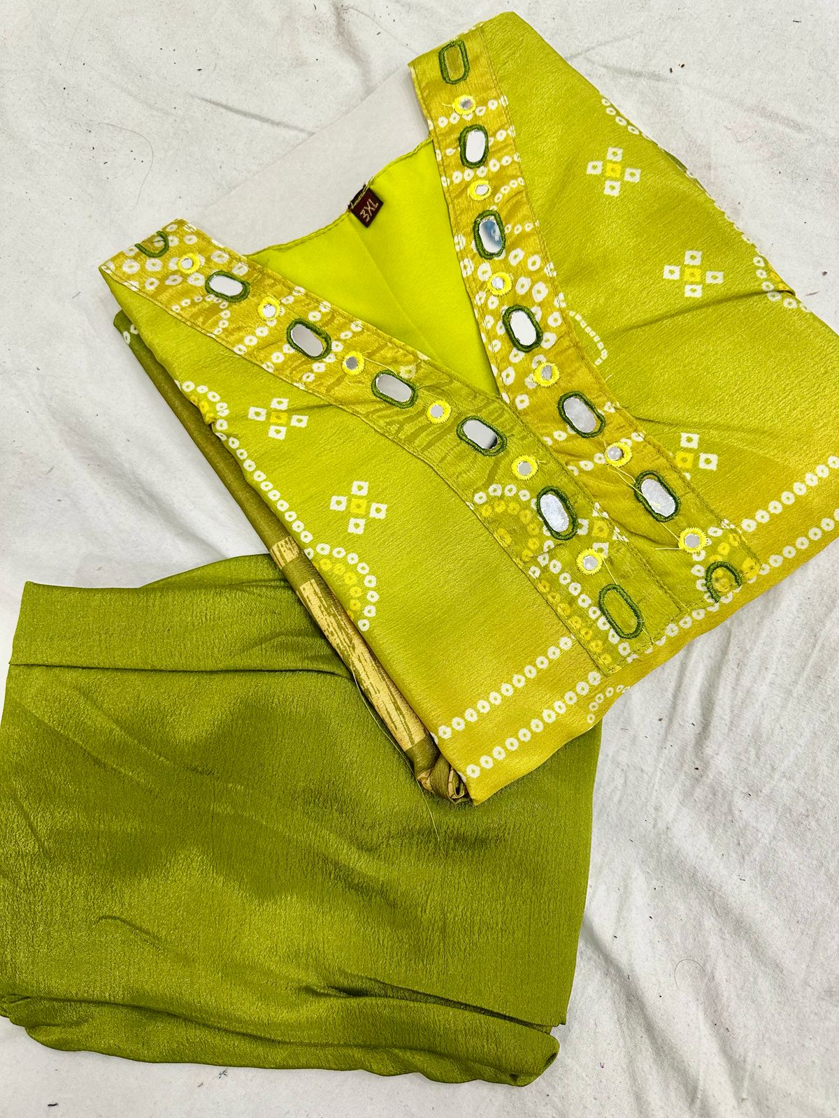 Bandhej Print Kurta Set - Image 2