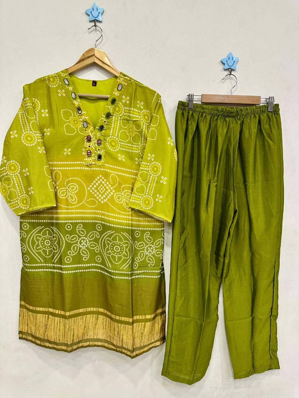 Bandhej Print Kurta Set - Image 3