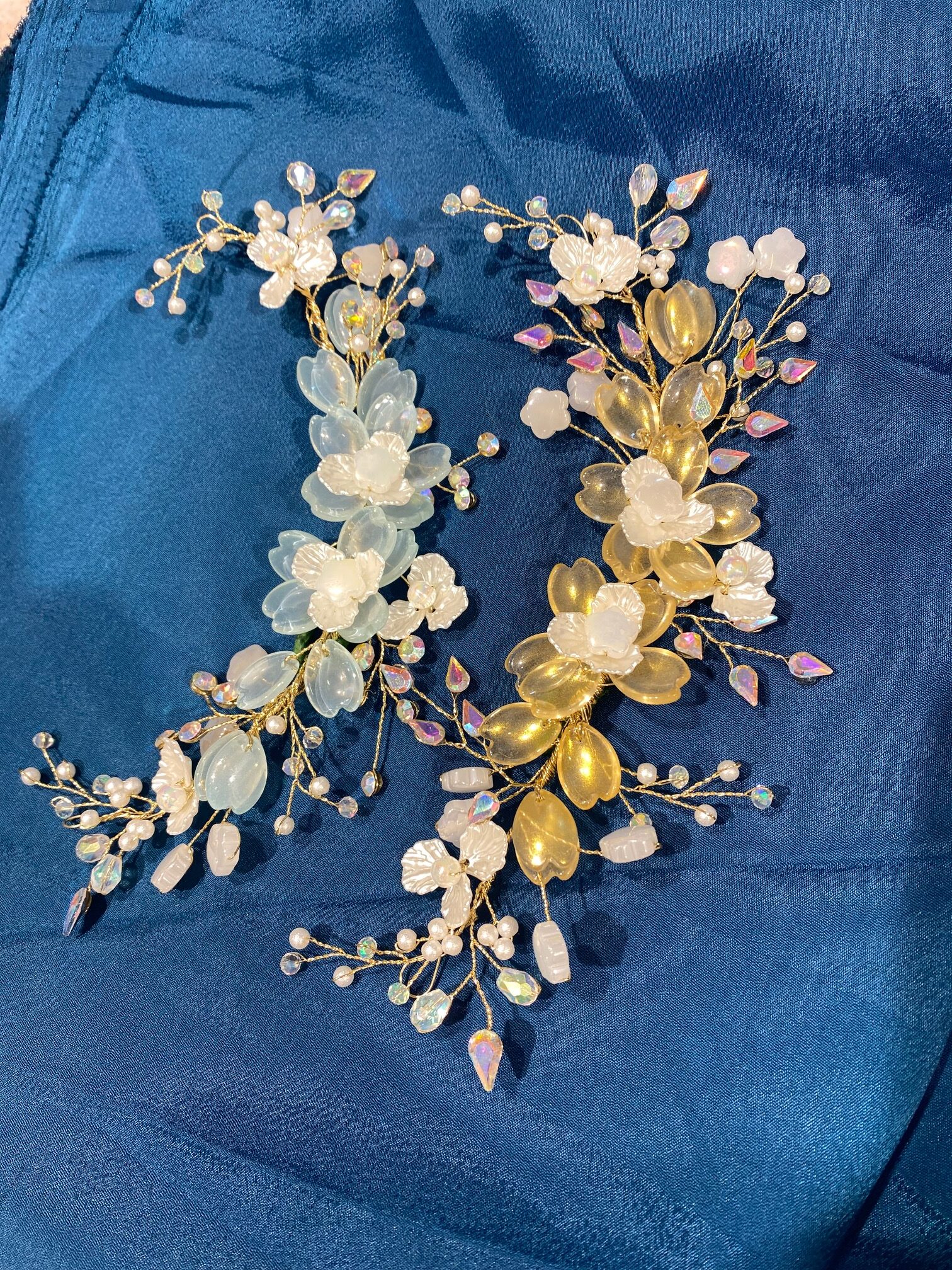 Premium Stone & Crystal Hair Clip – Elegant Hair Accessory